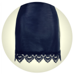 Skirt with Trim (Dry Clean)